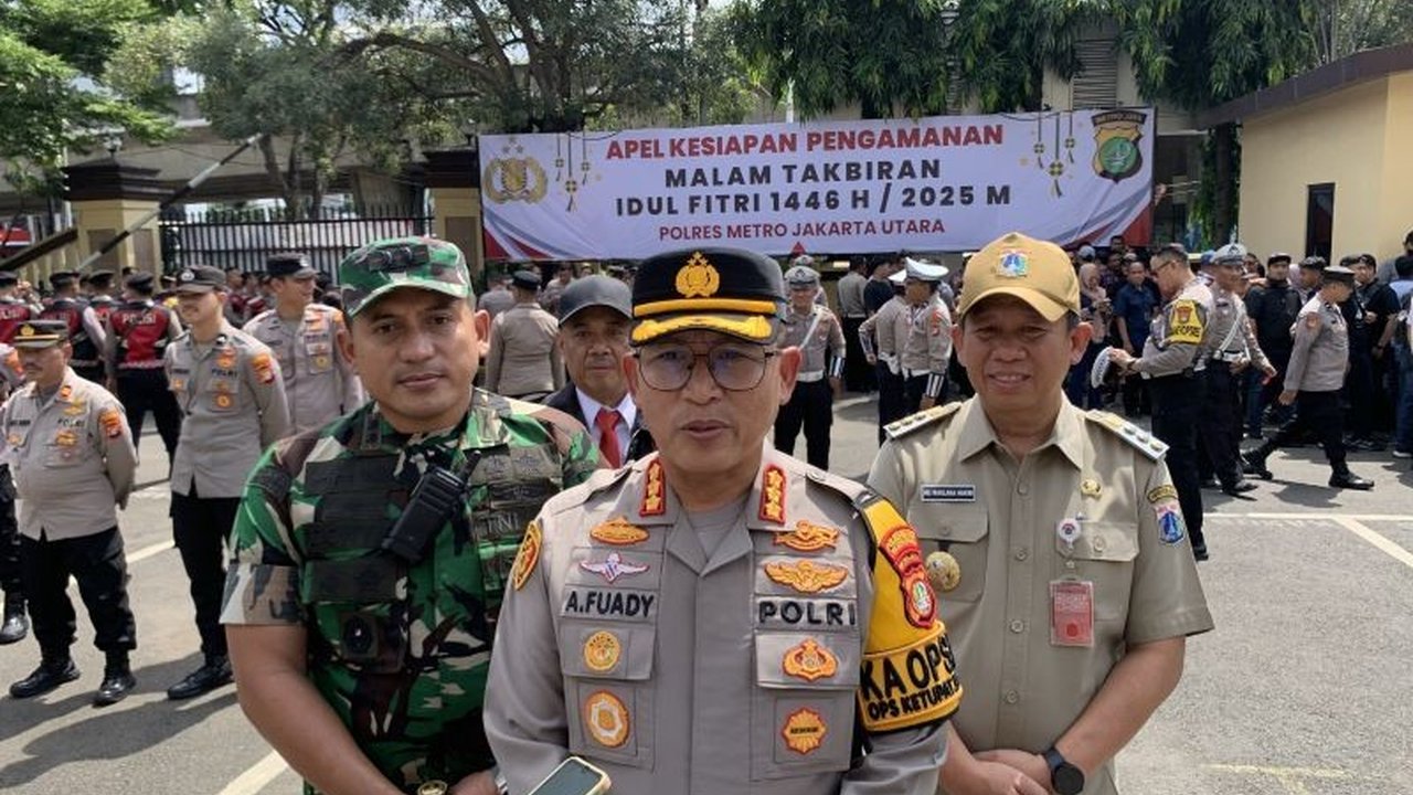 846 Personel Polres Jakut Amankan Malam Takbiran, Cegah Konvoi Liar