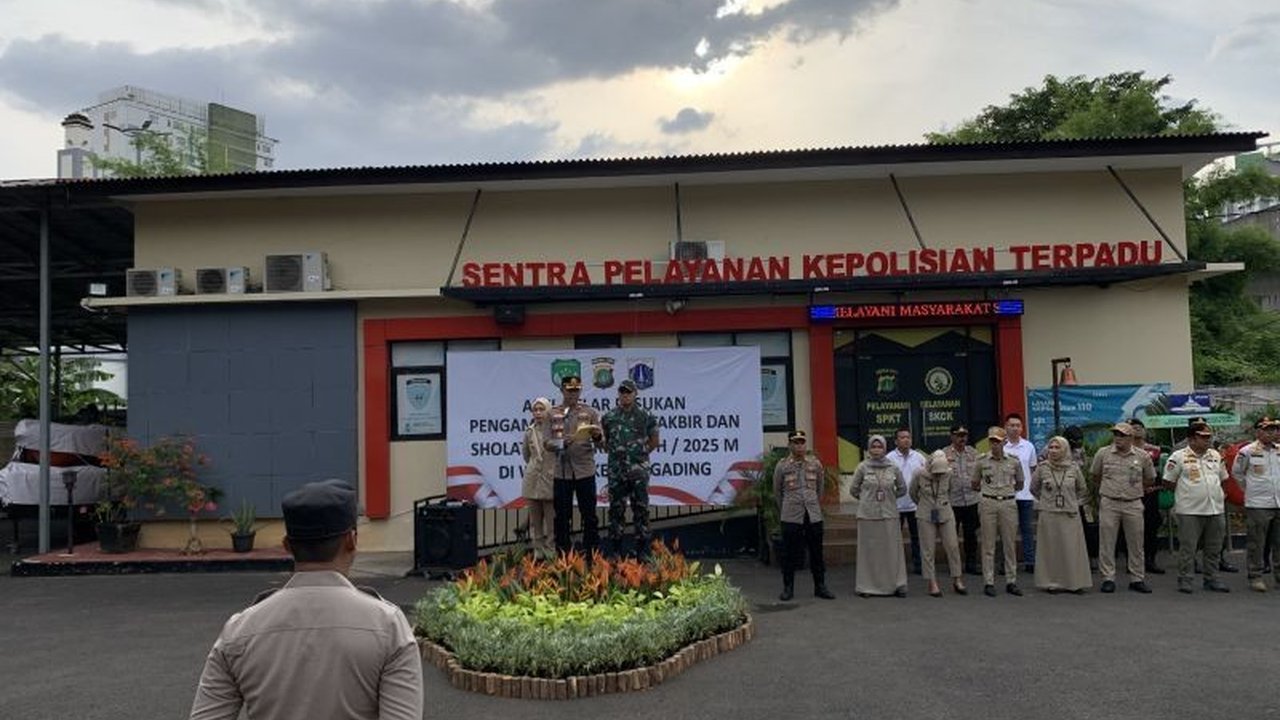 Polisi Sekat Empat Lokasi di Kelapa Gading Cegah Takbiran Keliling