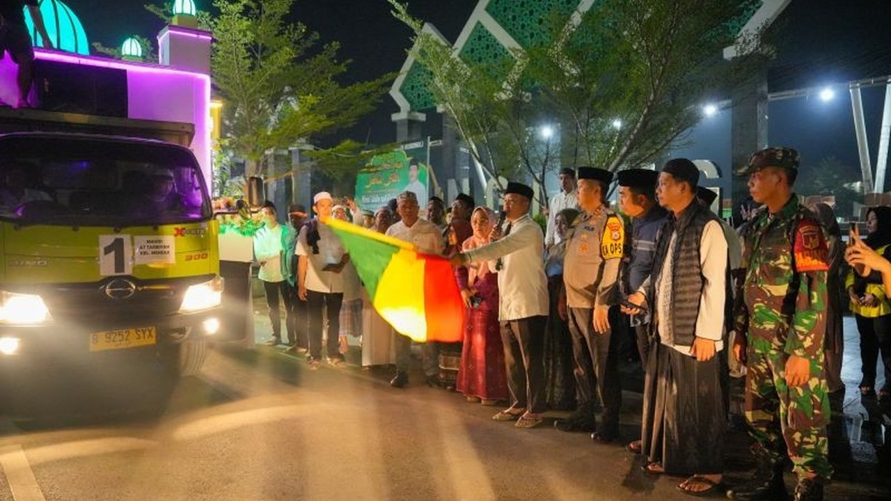 Pawai Takbir Akbar Meriah Sambut Idul Fitri di Morowali