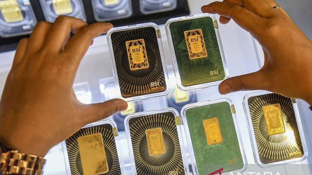 Harga Emas Antam, UBS, dan Galeri24 Stabil di Hari Lebaran 2025