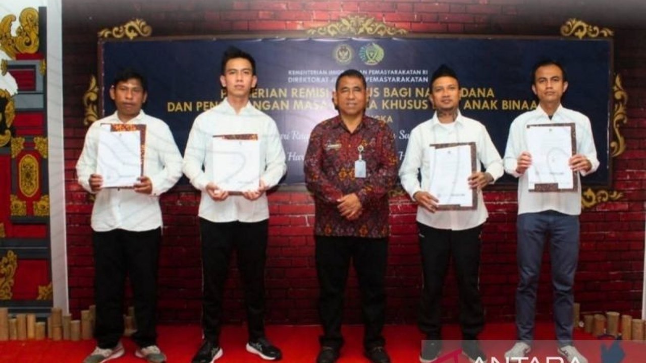 Lembaga Pemasyarakatan Narkotika Kelas IIA Bangli memberikan remisi Idul Fitri kepada 478 warga binaan, dengan potongan masa hukuman bervariasi dari 15 hari hingga dua bulan.