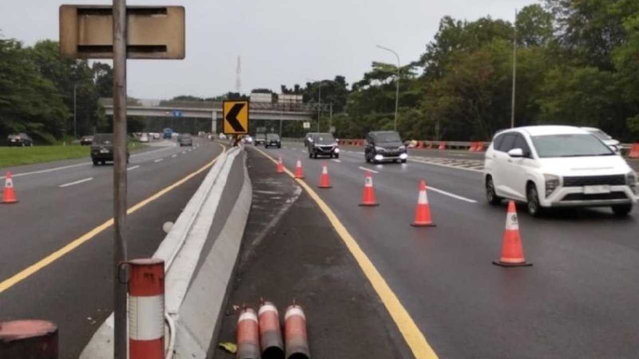 Contraflow Tol Jagorawi Arah Puncak Antisipasi Lonjakan Pemudik Lebaran