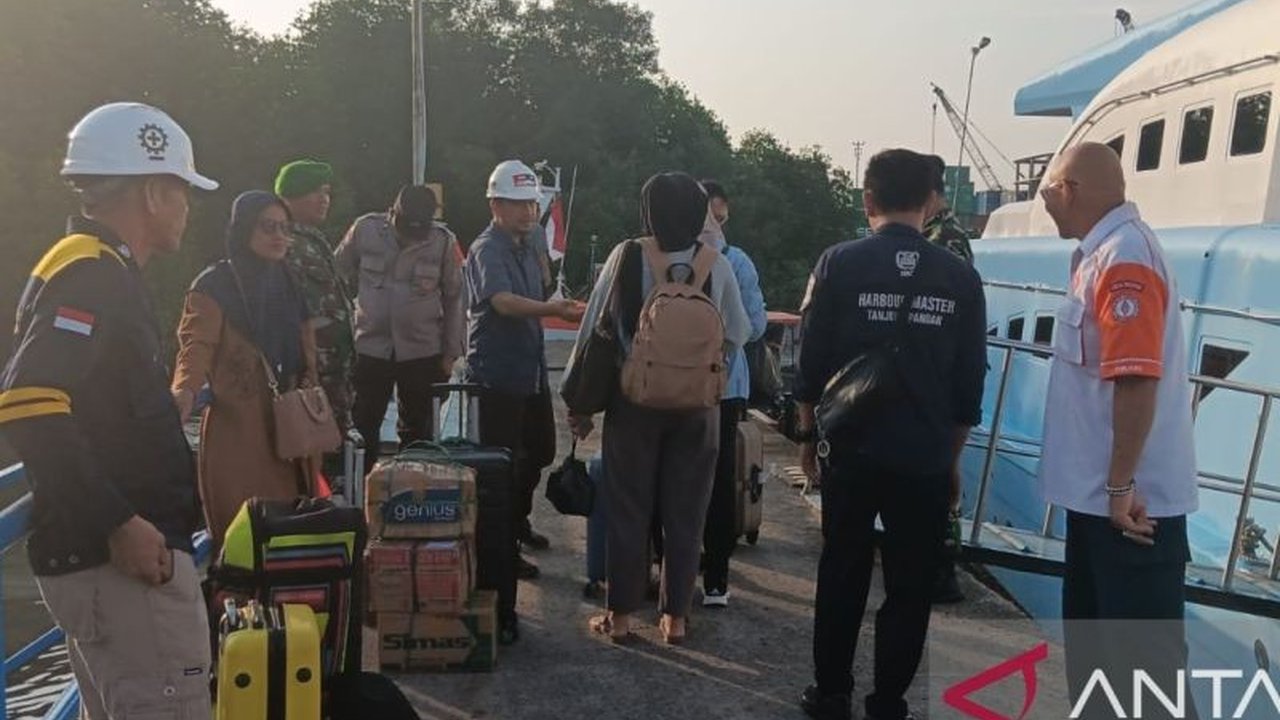 Kapal cepat Express Bahari 3E di Belitung kembali beroperasi melayani arus balik Lebaran 2025, dengan puncak arus balik diperkirakan pada 6-7 April.