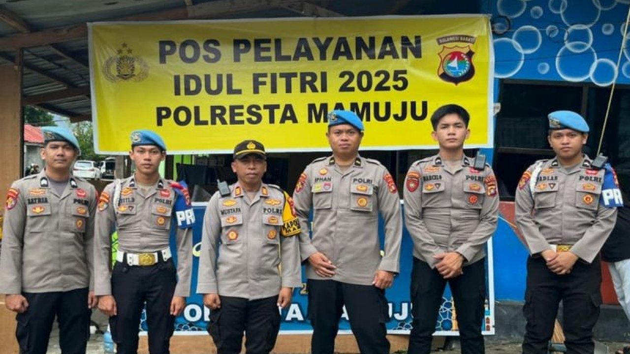 Polresta Mamuju Intensifkan Pengamanan Wisata Lebaran 2025
