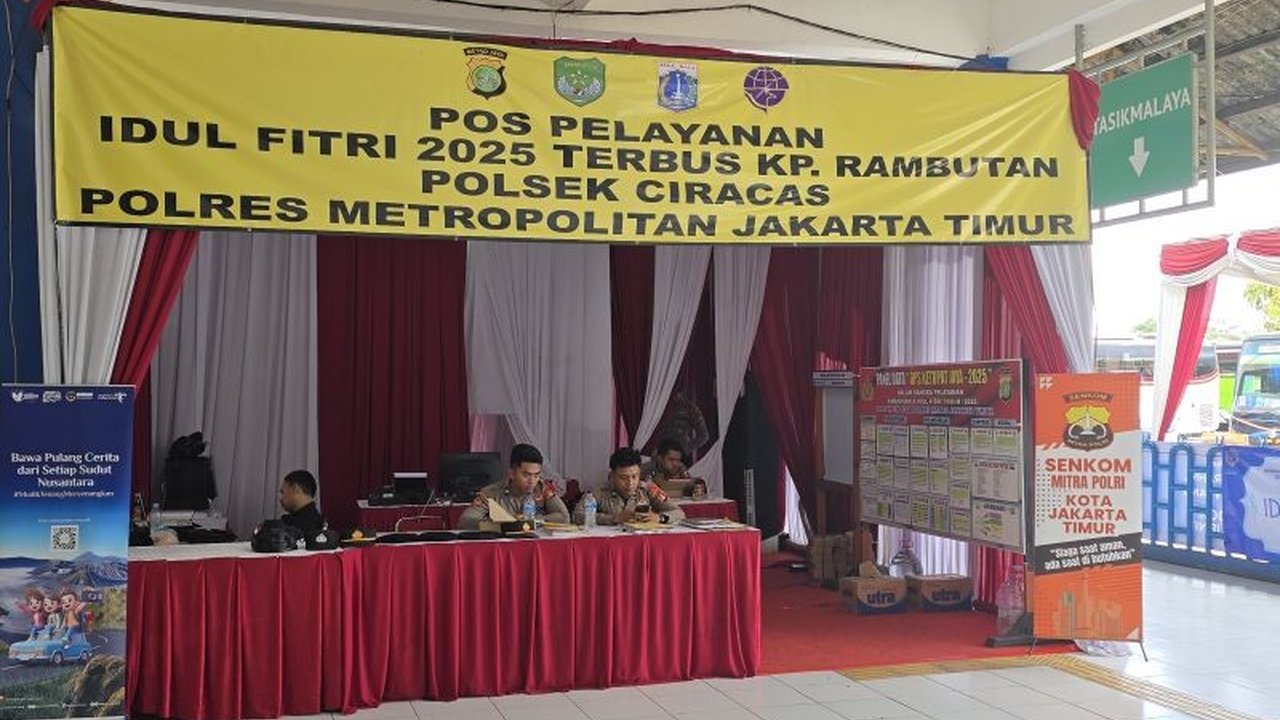 Posko Layanan Terminal Kampung Rambutan Diperpanjang hingga 8 April