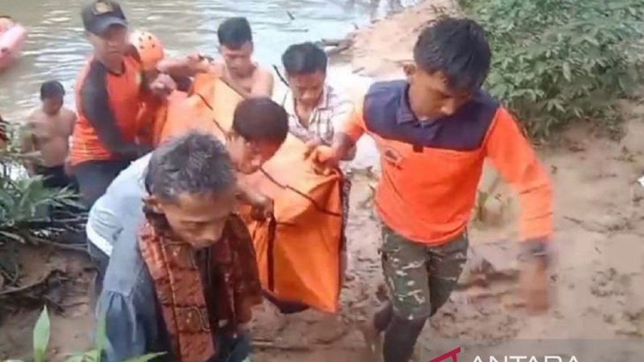 Jasad Andre Maulana (15), Korban Tenggelam di Sungai Sei Lepan Ditemukan