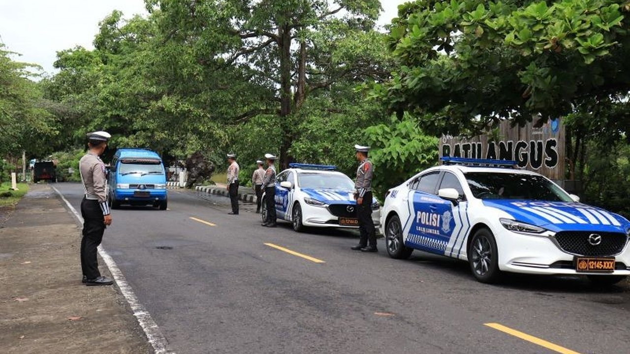 Satgas Kamseltibcarlantas Malut Gencarkan Patroli di Tempat Wisata Selama Libur Lebaran