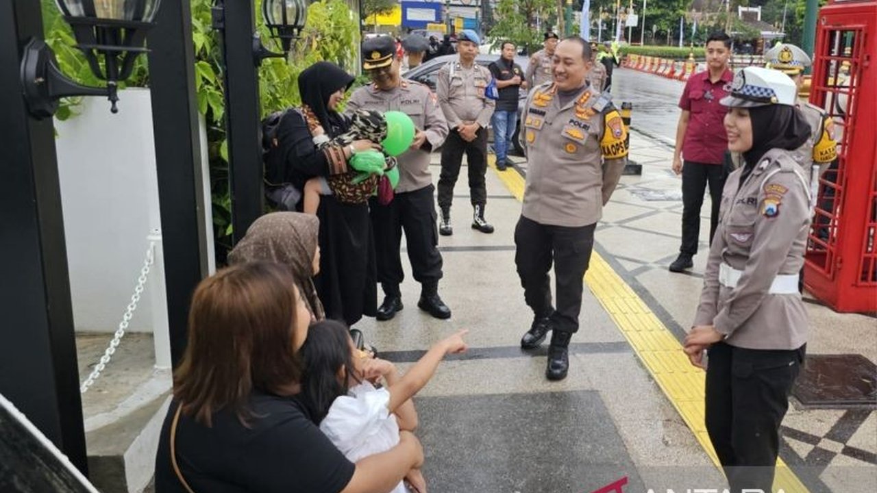 Polresta Malang Awasi Titik Keramaian, Libur Lebaran 2025 di Kota Malang Dijamin Aman!