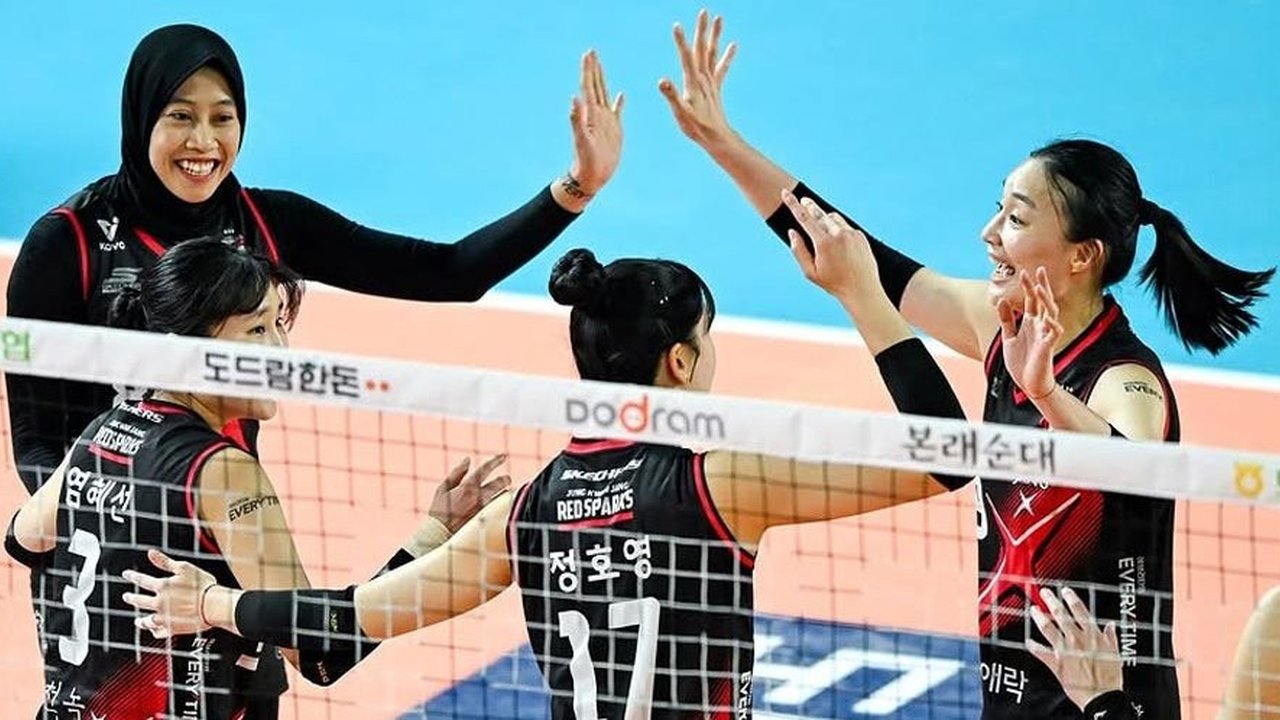 Jadwal Siaran Langsung Babak Final Daejeon Red Sparks vs Incheon Pink Spiders di TVRI, 4 April 2025