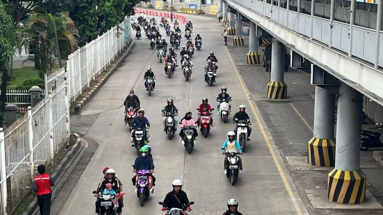 Pelabuhan Bakauheni Dipadati Pemudik Motor di H+3 Lebaran 2025