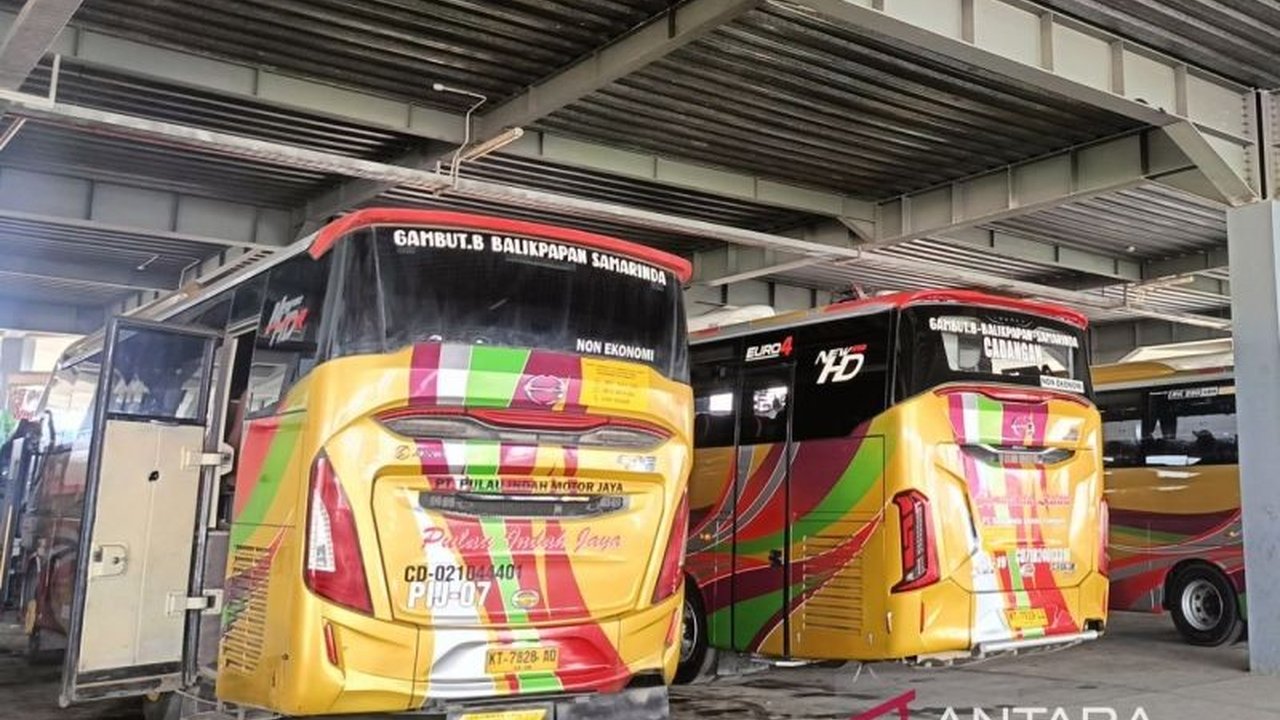 Terminal Samarinda Seberang Lancar Layani Arus Balik Lebaran, 26 Bus AKAP Beroperasi Setiap Hari