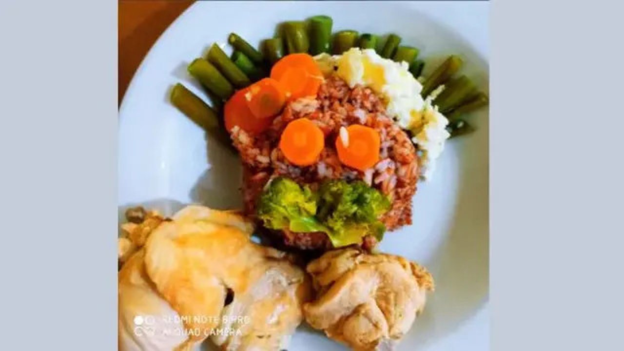 Bento Sehat untuk Kolesterol atau Diet Gula (Foto: Chanchal Kaur on Cookpad)
