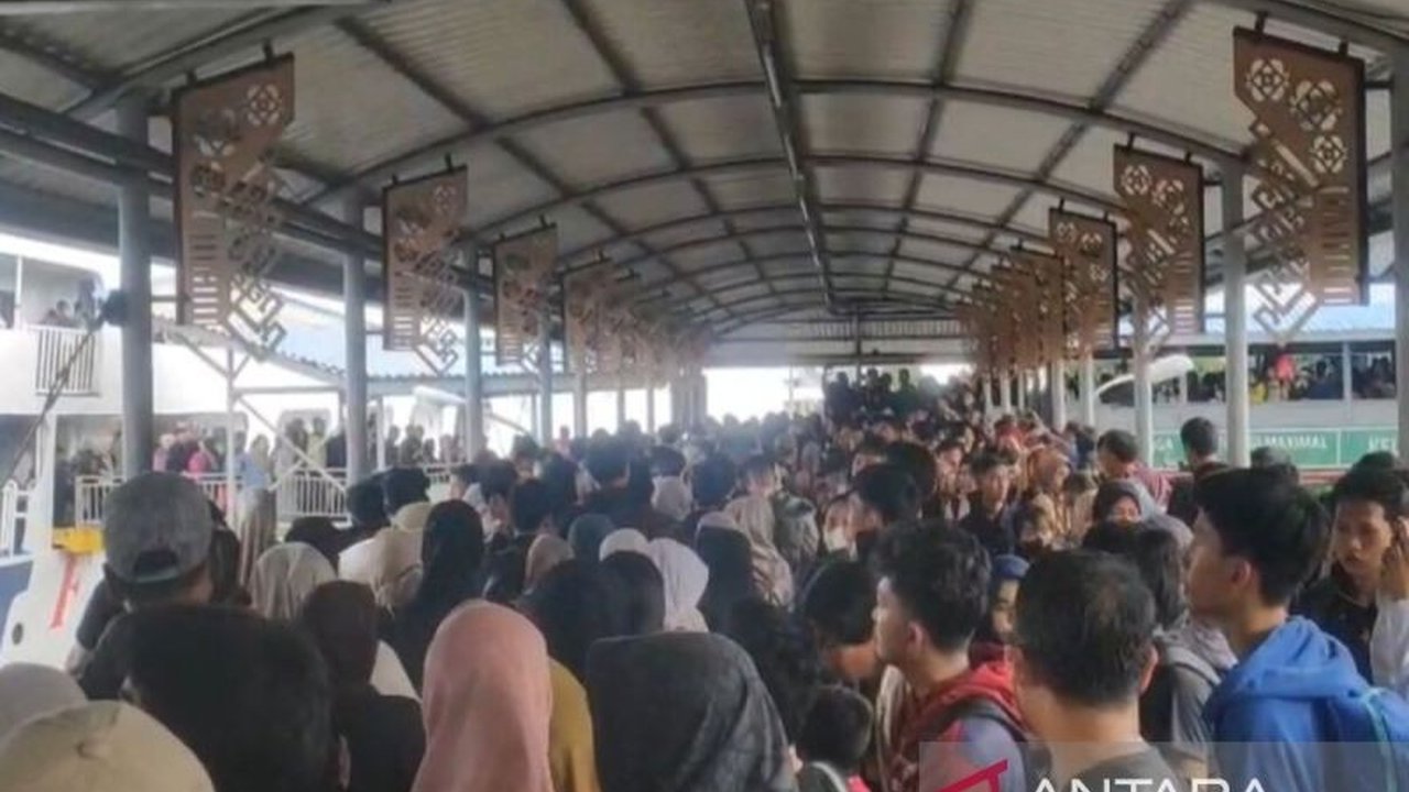 Arus Balik Lebaran Bakauheni Capai 117 Ribu Penumpang