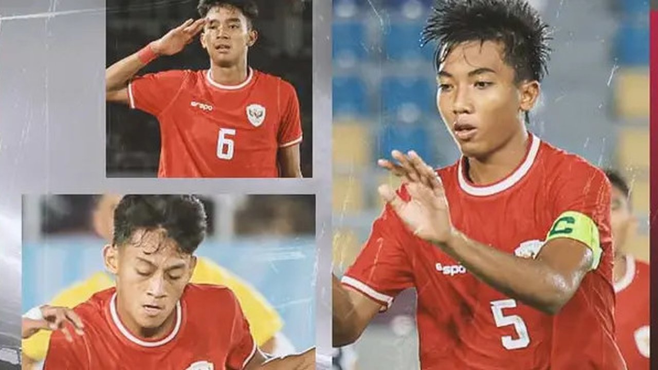 Timnas Indonesia U-16 - Muhammad Mierza Firjatullah, Evandra Florasta, I Putu Panji Apriawan (Bola.com/Adreanus Titus)