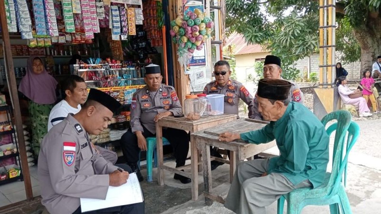 Satgas Madago Raya gencar melakukan kunjungan ke warga Parigi Moutong untuk menjaga keamanan dan ketertiban menjelang Pemungutan Suara Ulang (PSU) Pilkada 2024.