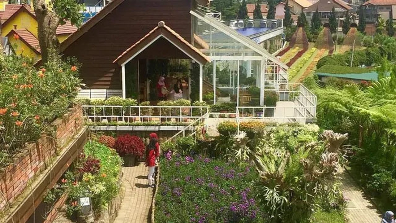 Rainbow Garden wisata di kaki Gunung Tangkuban Perahu. (Dok: IG @rainbowgarden_lembang https://www.ins