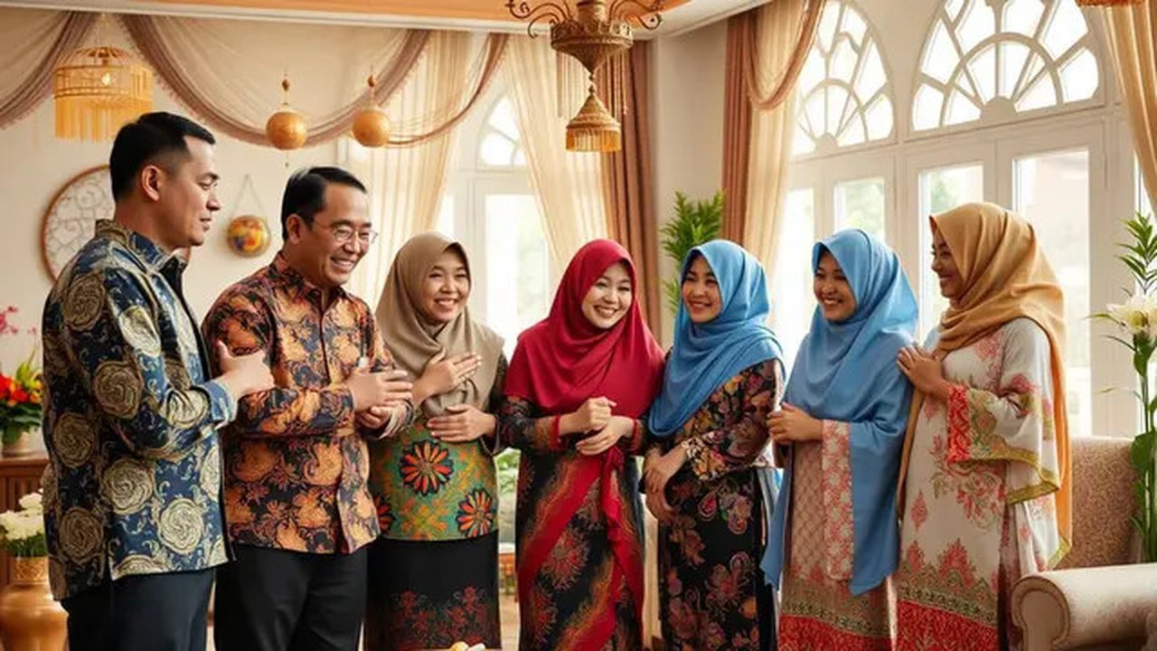 contoh ikrar halal bihalal Ilustrasi dibuat AI