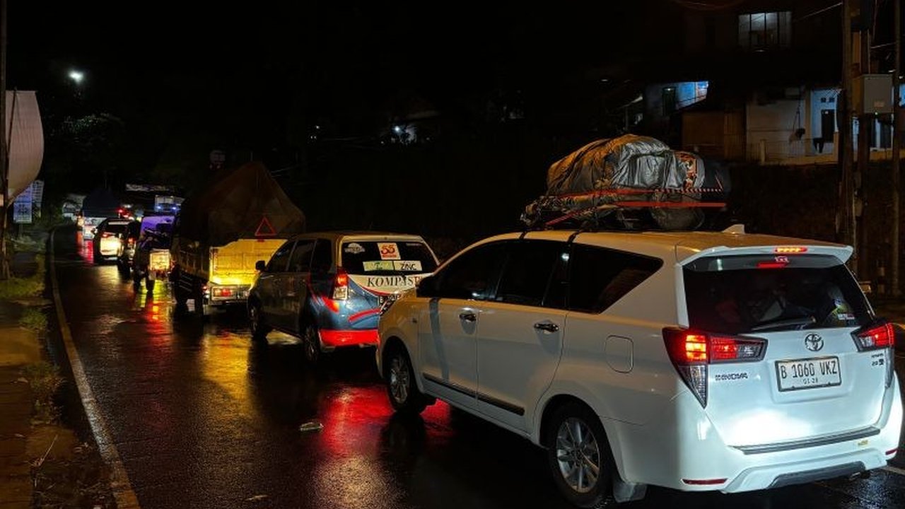 Dinas Perhubungan Kabupaten Bandung melaporkan puncak arus balik Lebaran 2025 di jalur Nagreg terjadi pada H+5, dengan volume kendaraan mencapai 142.530 dari arah Garut menuju Bandung.