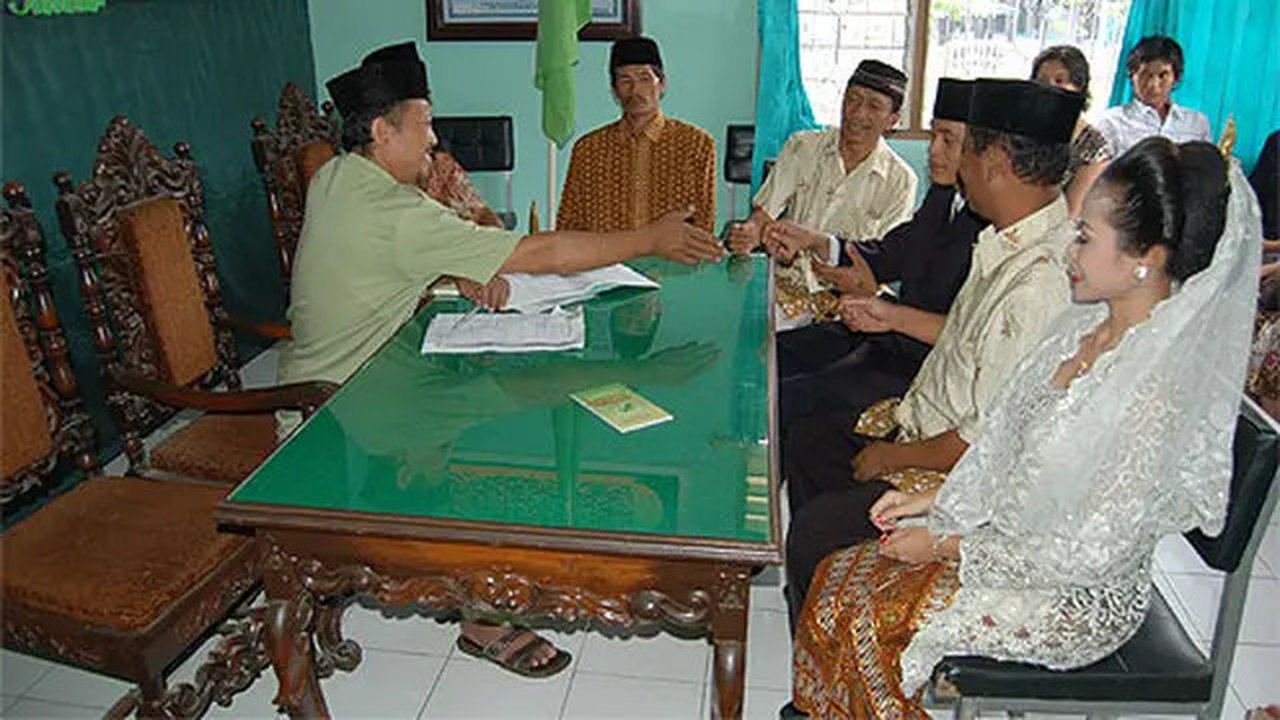 Nikah di KUA. (Setkab.go.id)