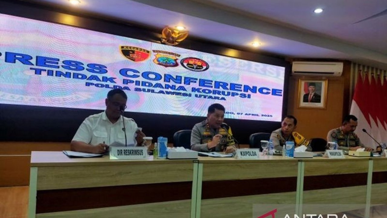 Polda Sulut menetapkan lima tersangka dalam kasus korupsi dana hibah Pemprov Sulut ke GMIM tahun 2020-2023, mengakibatkan kerugian negara mencapai Rp8,9 miliar.