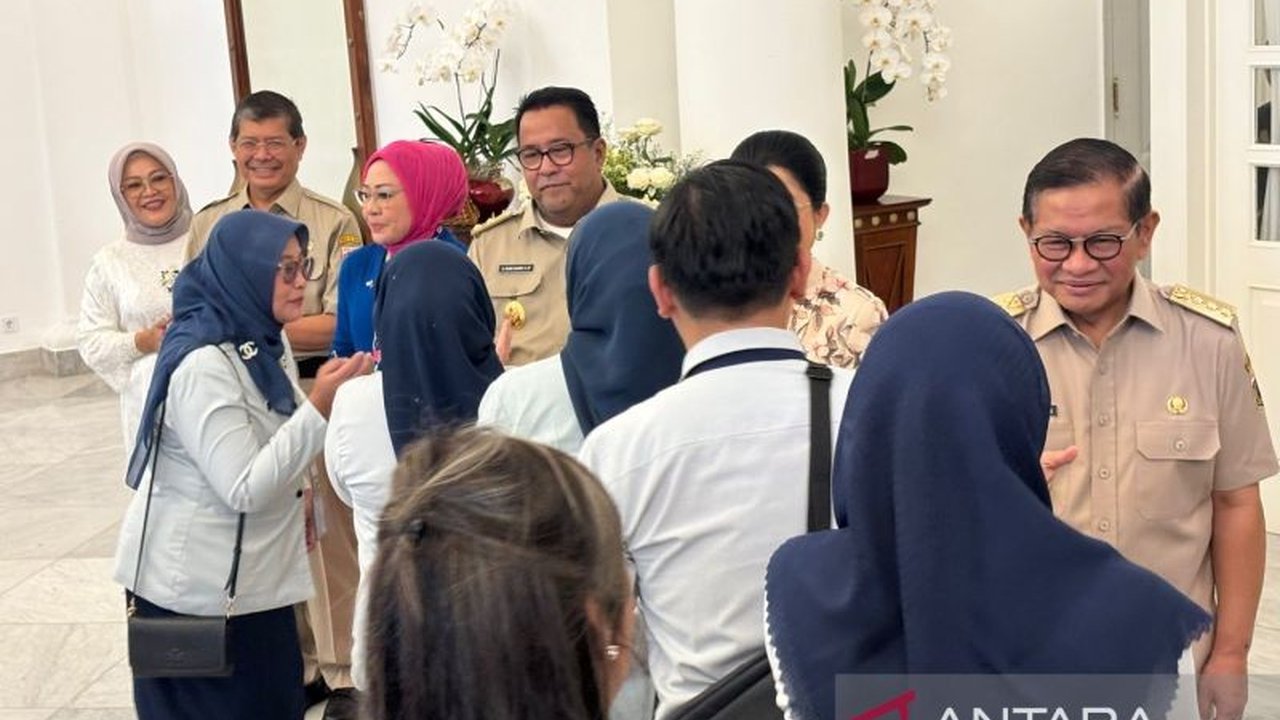 Pram-Doel dan Jajaran Pemprov DKI Gelar Halalbihalal di Balai Kota