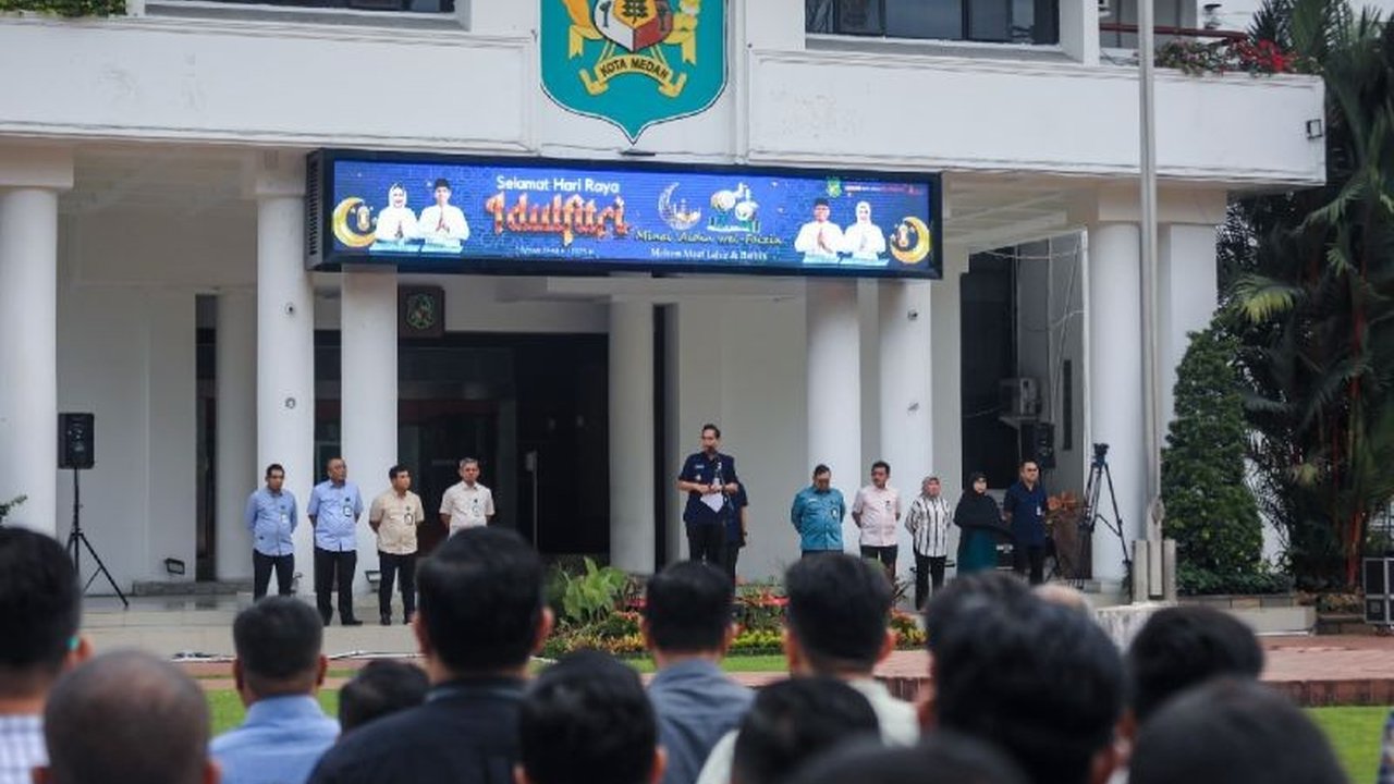 Wali Kota Medan, Rico Tri Putra Waas, mengajak seluruh ASN untuk menjadikan Idul Fitri sebagai refleksi diri dan meningkatkan kinerja dalam memberikan pelayanan maksimal kepada masyarakat.