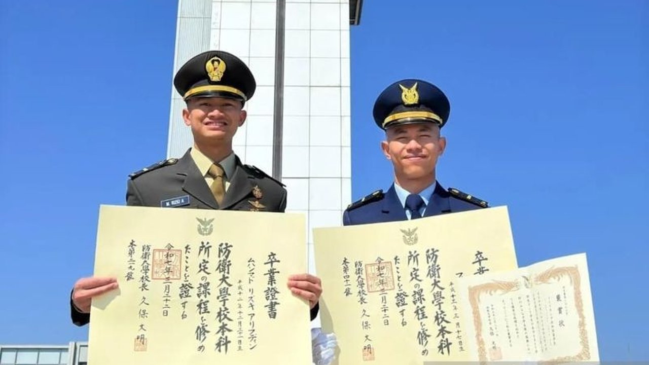 Taruna TNI AU Raih Gelar Lulusan Terbaik di Akademi Pertahanan Jepang