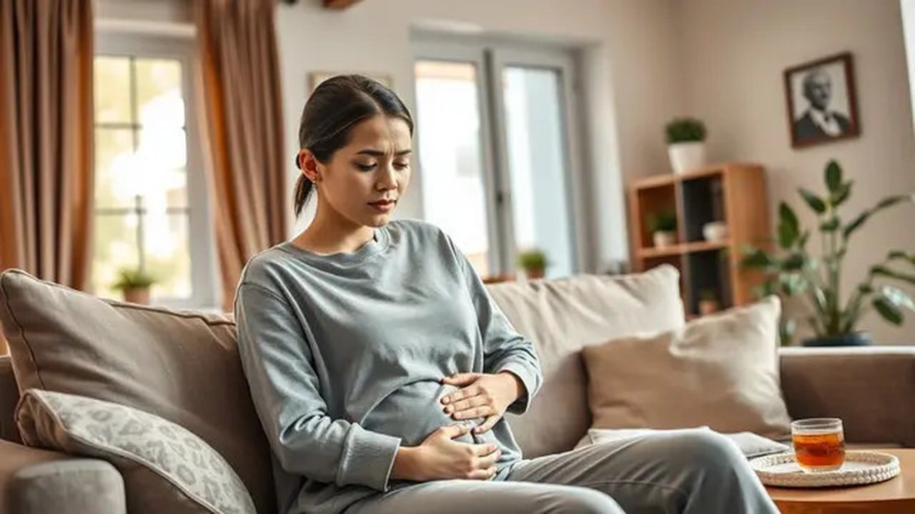 cara mengatasi perut sakit saat haid Ilustrasi dibuat AI