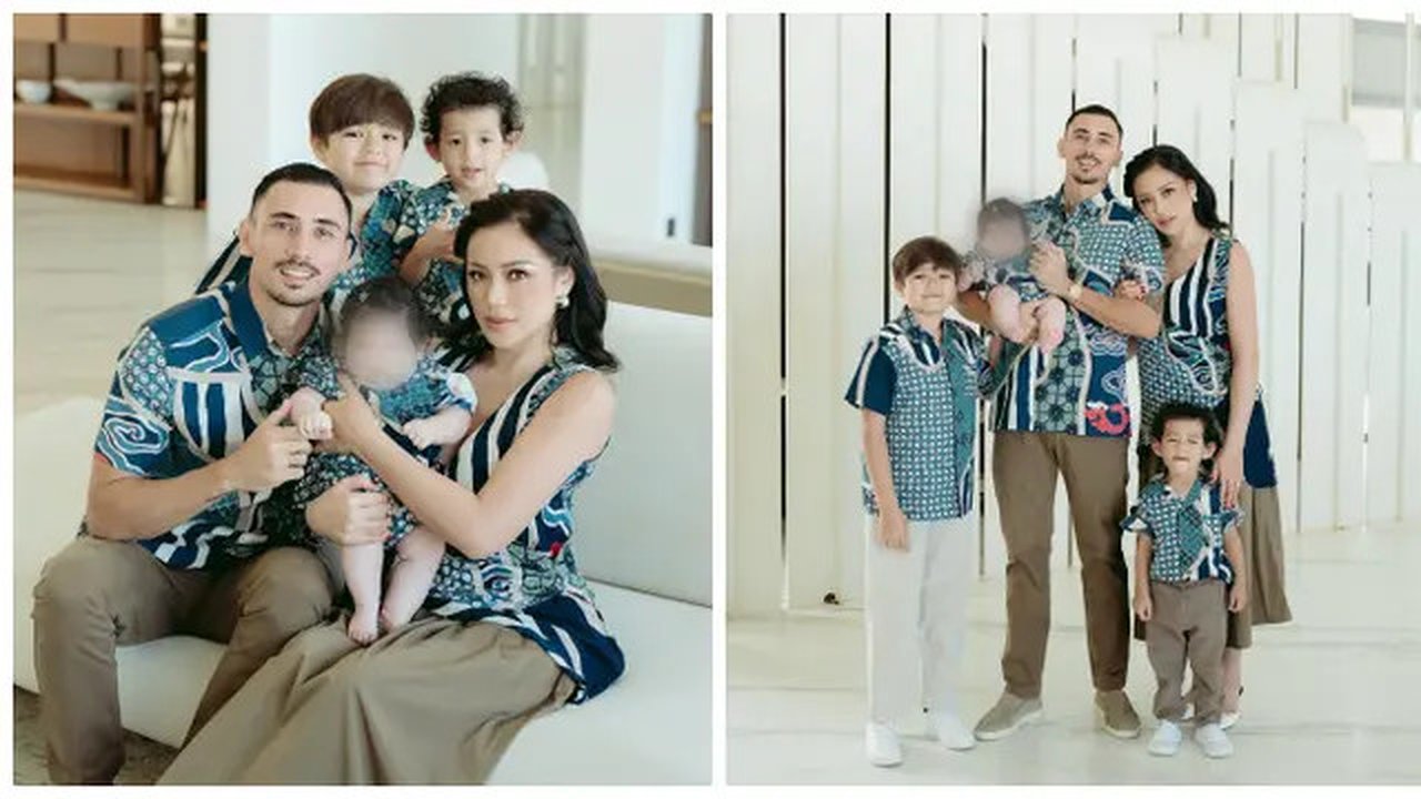 Potret Foto Keluarga Jessica Iskandar dan Vincent Verhaag. (Sumber: Instagram/inijedar)