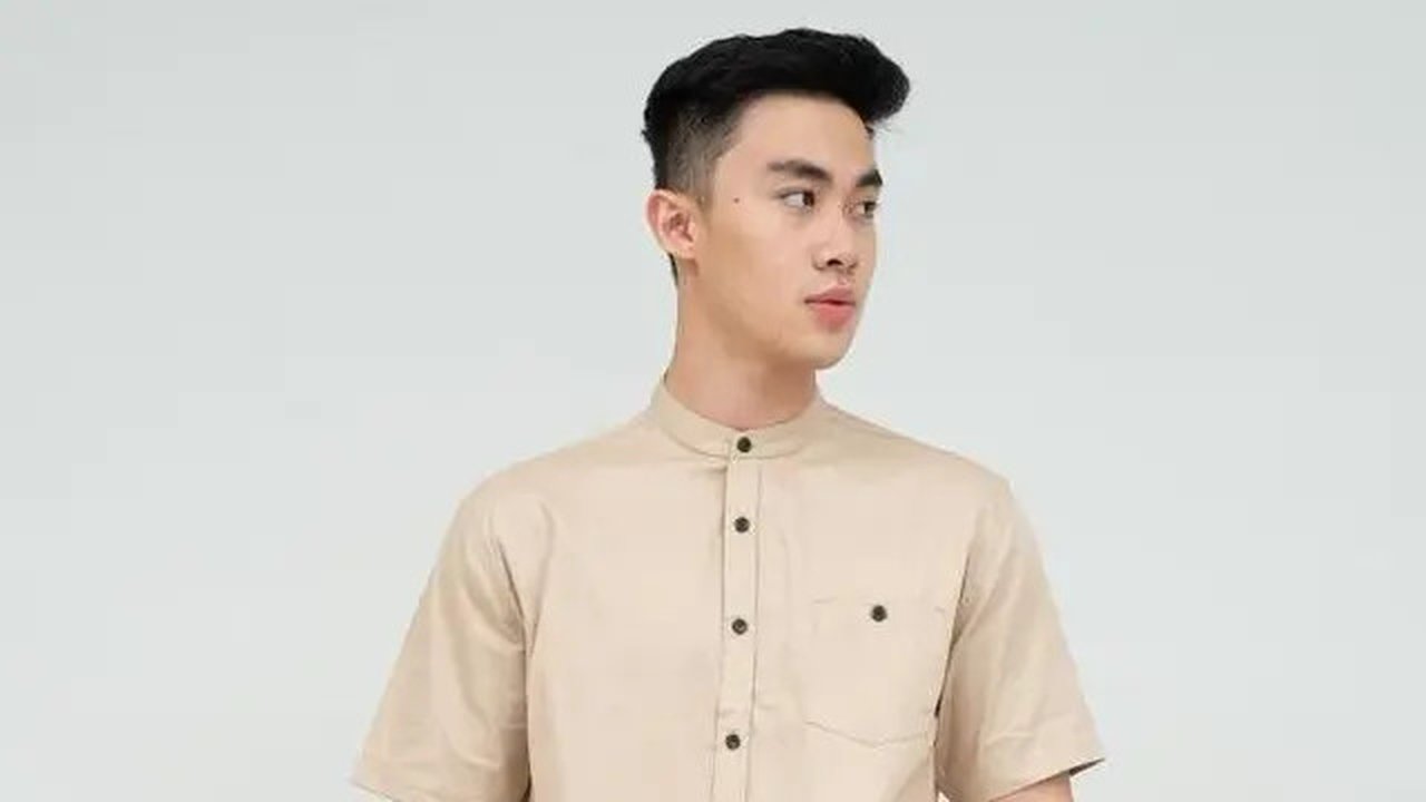 Baju koko linen dengan ptongan oversize (sumber: pinterst).