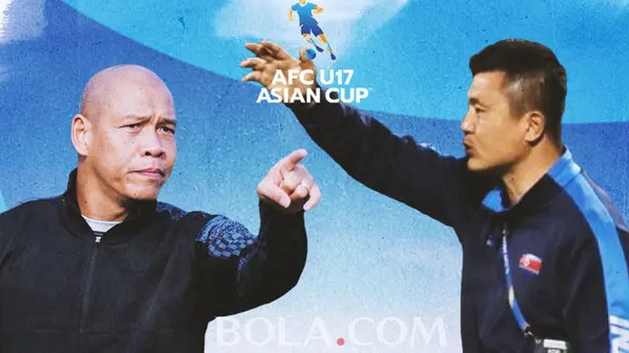 Timnas Indonesia U-17 - Duel Pelatih Timnas Indonesia U-17 Vs Korea Utara (Bola.com/Adreanus Titus)