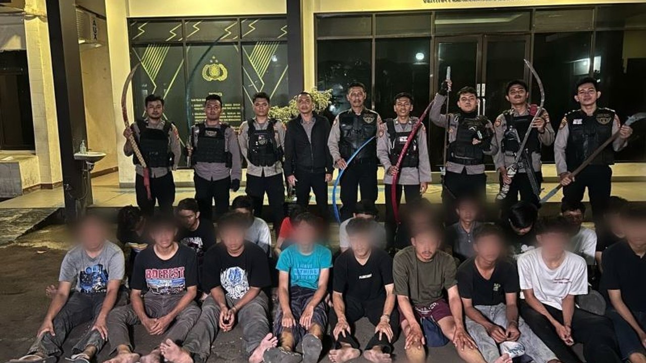19 Remaja Ditangkap Polisi Sebelum Tawuran di Penjaringan