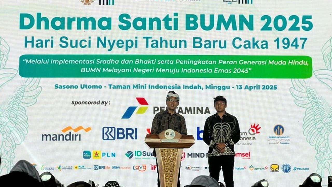 Wakil Menteri BUMN, Aminuddin Ma'ruf, menekankan pentingnya nilai-nilai Dharma dalam membentuk kepemimpinan yang etis dan berkelanjutan untuk mencapai visi Indonesia Emas 2045.