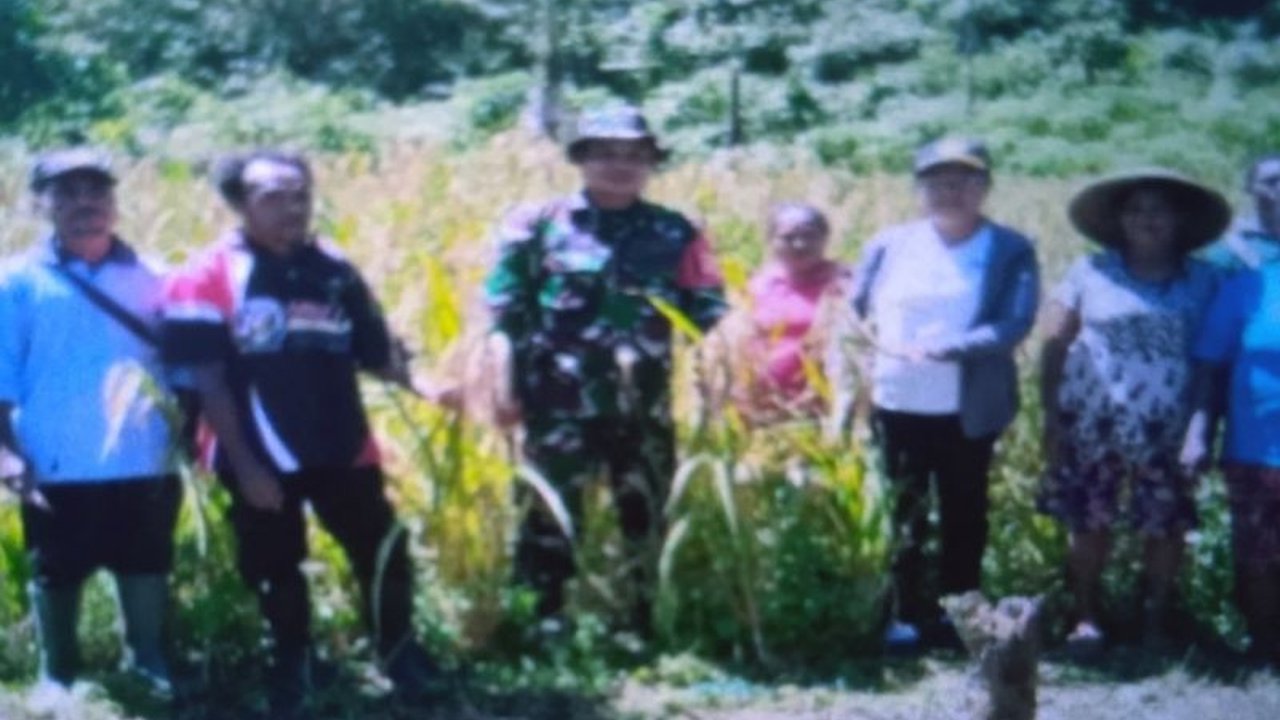 Poktan Mander Biak Tanam Padi, Dukung Ketahanan Pangan Nasional