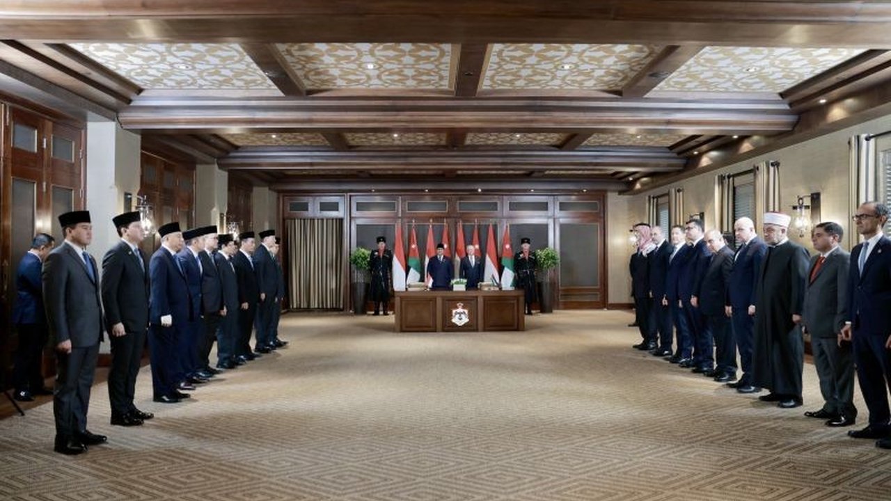 Presiden Prabowo Subianto mendorong kerja sama pertanian Indonesia-Yordania untuk adopsi teknologi pertanian maju Yordania demi swasembada pangan.