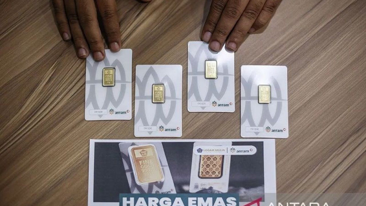 Harga Emas Antam, UBS, dan Galeri24 Turun di Pegadaian!