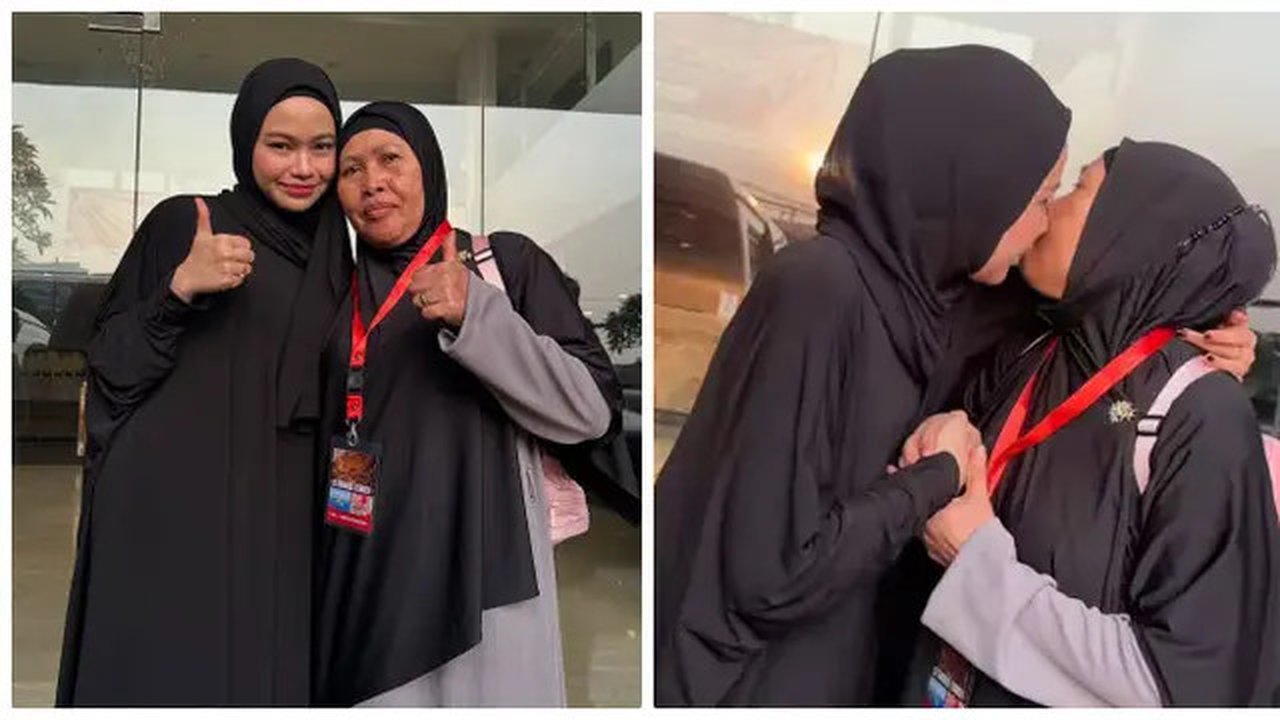 Potret Rara LIDA Antar Ibu Berangkat Haji. (Sumber: Instagram/lida_rara06)