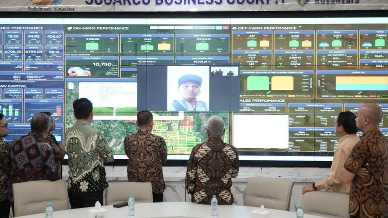 PT Sinergi Gula Nusantara (SGN) luncurkan SugarCo Business Cockpit, pusat kendali digital untuk modernisasi dan efisiensi industri gula nasional, mendukung ketahanan pangan Indonesia.