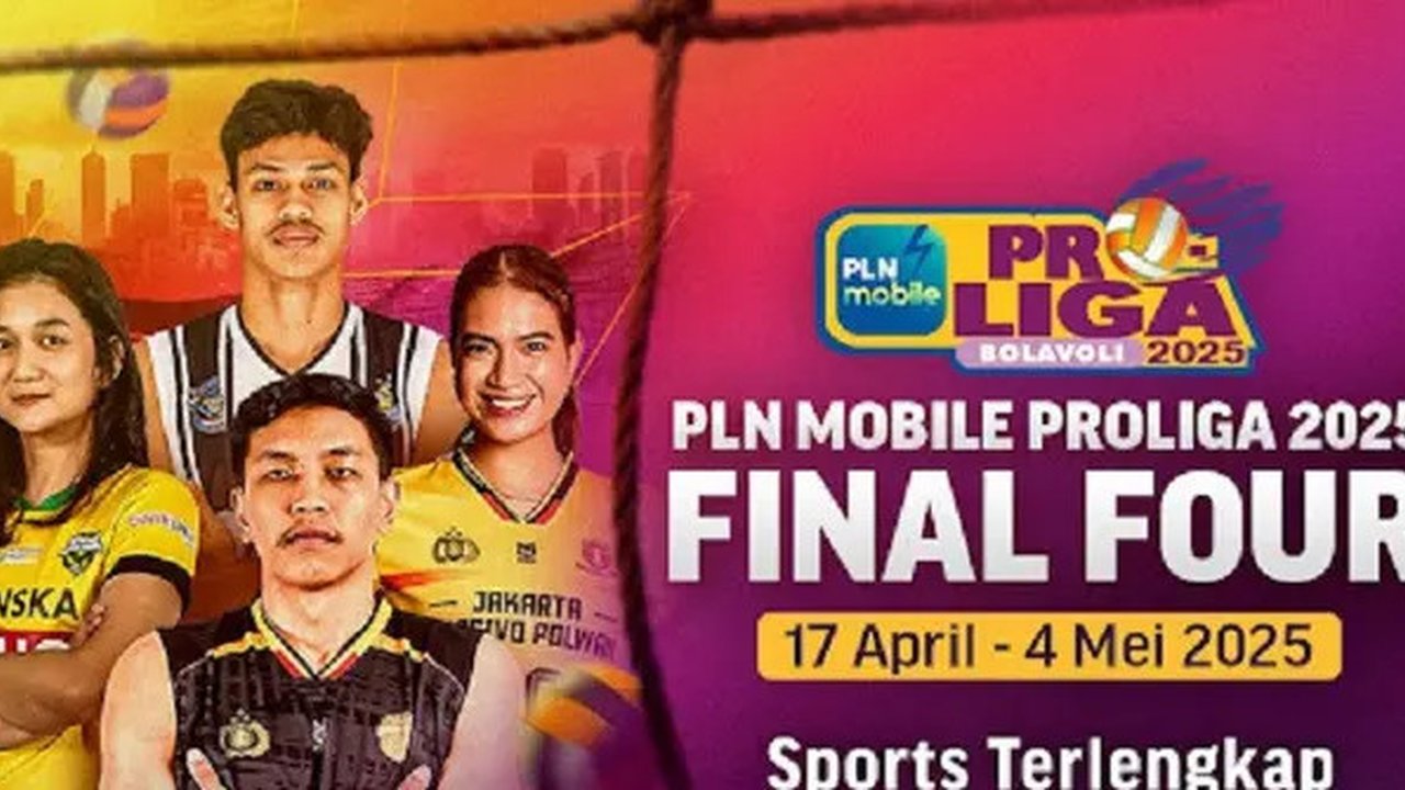Vidio akan menayangkan seluruh pertandingan final four dan grand final PLN Mobile Proliga 2025 secara langsung dan lengkap. (foto: vidio)