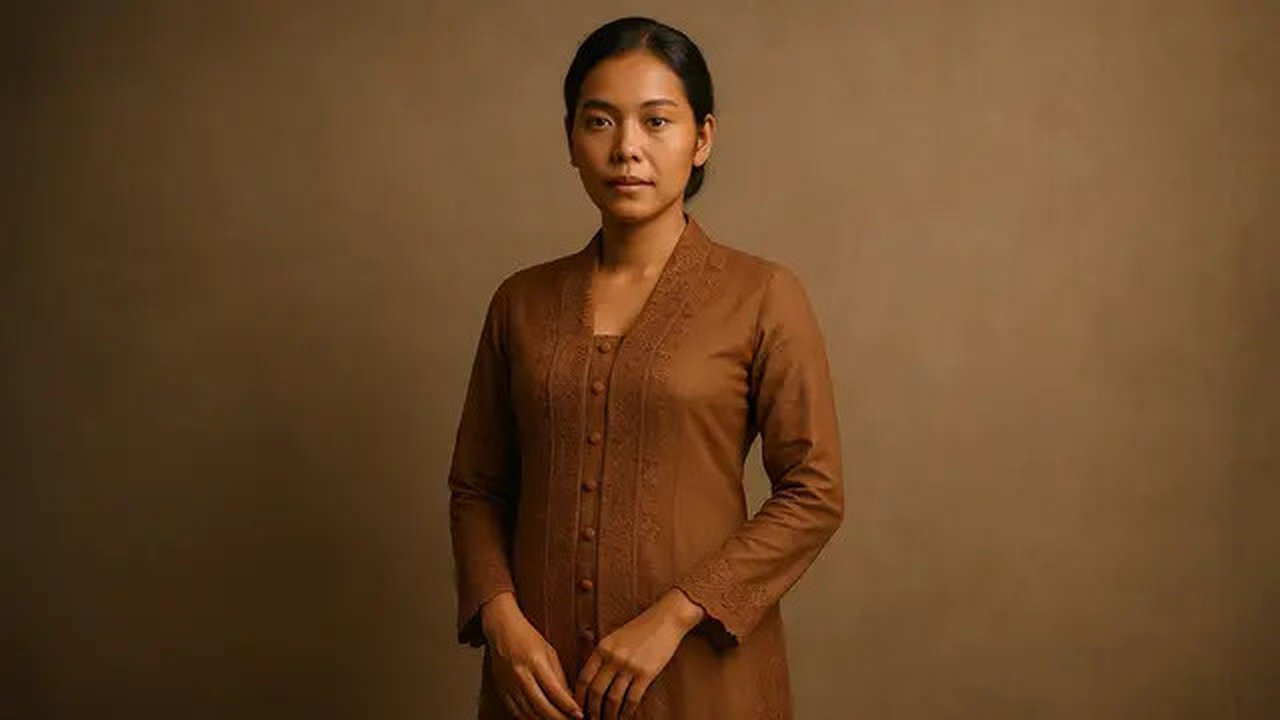 Model Kebaya Kartini Panjang (Foto: Rizka Nur Laily via ChatGPT)