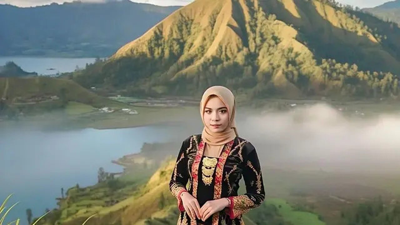 Ilustrasi Kebaya Klasik
