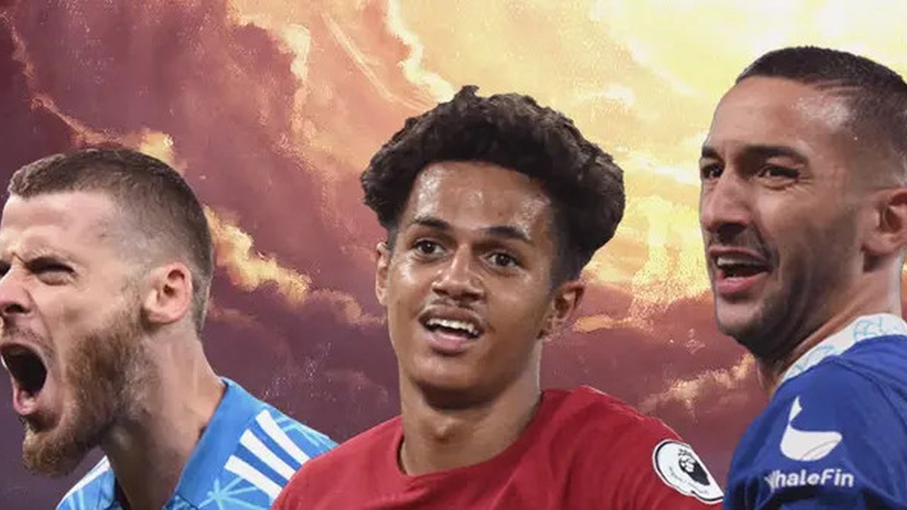 Ilustrasi - Fabio Carvalho, Hakim Ziyech, David de Gea (Bola.com/Decika Fatmawaty)