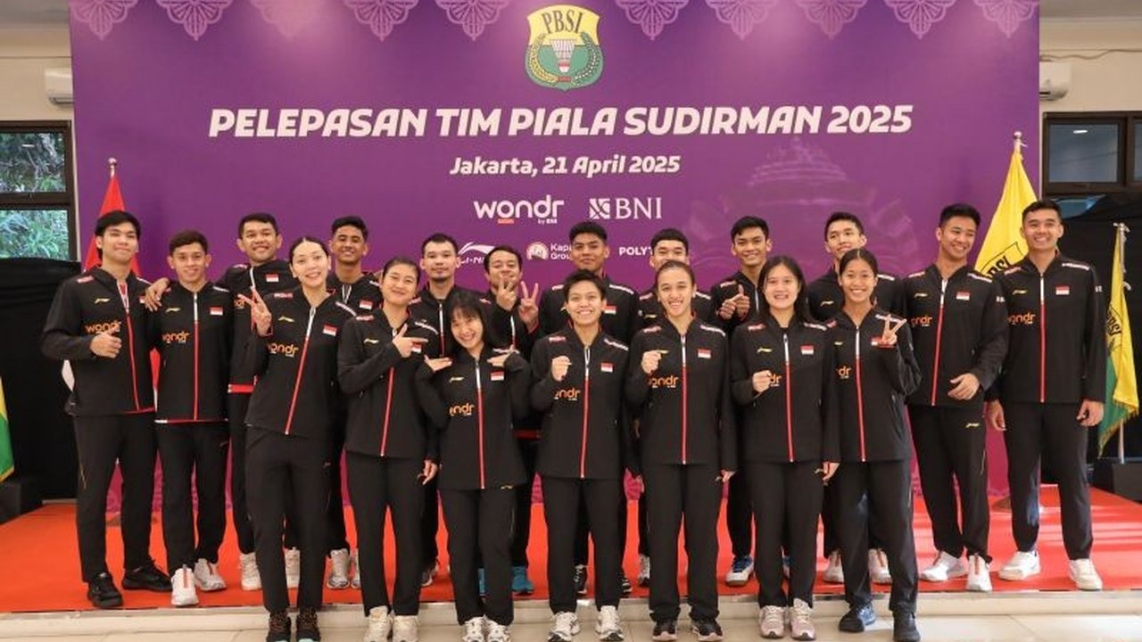 BNI, sebagai sponsor utama PBSI, mendukung penuh Tim Bulu Tangkis Indonesia di Sudirman Cup 2025 di Xiamen, China, dengan harapan dapat meraih prestasi membanggakan di kancah internasional dan mendukung visi Indonesia Emas 2045.