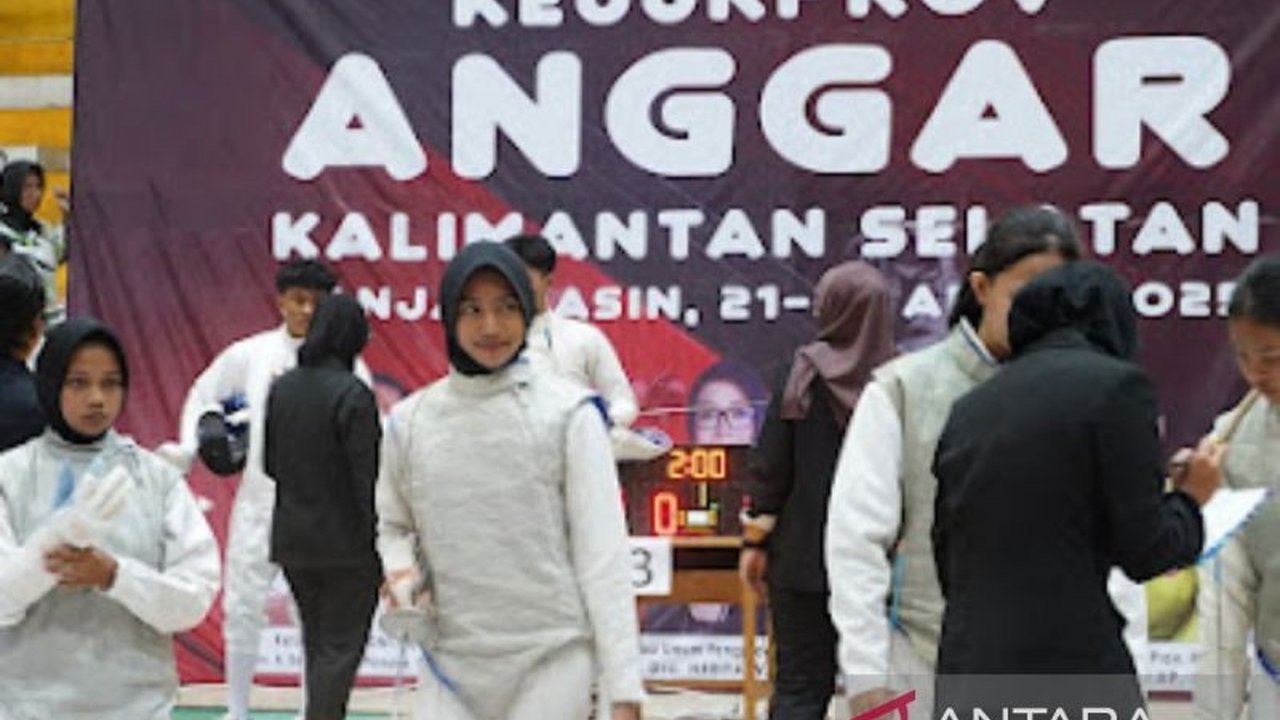 Kejuaraan Provinsi Anggar 2025 di Banjarmasin diikuti 250 atlet dari 10 kabupaten/kota di Kalimantan Selatan sebagai persiapan Porprov XII 2025 dan PON 2028.