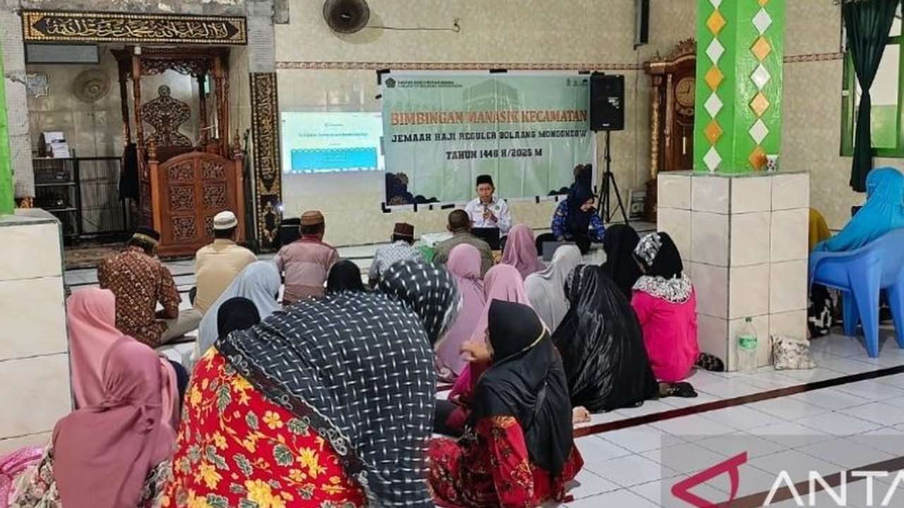Sebanyak 68 calon haji Kabupaten Bolmong, Sulawesi Utara, mengikuti bimbingan manasik haji yang menekankan pentingnya kesehatan dan kesiapan lahir batin sebelum berangkat ke Tanah Suci.