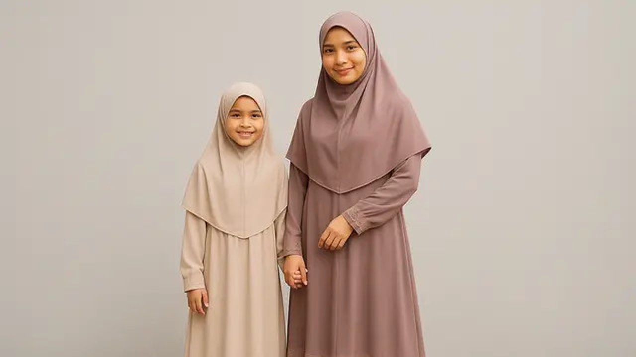 Inspirasi Model Gamis Syar'i yang Adem dan Ringan April 2025 (Foto: Rizka Nur Laily via ChatGPT)