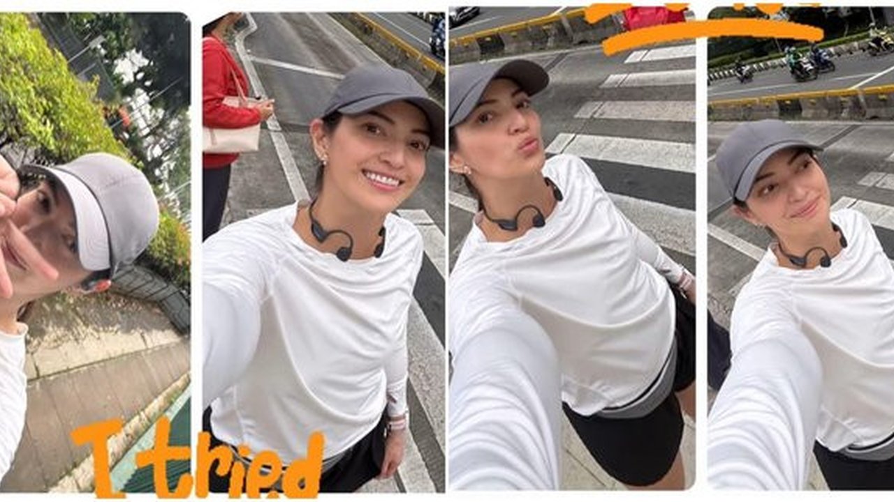 4 Potret Nia Ramadhani Jogging Pagi Tanpa Makeup, Tampil Natural dan Menawan