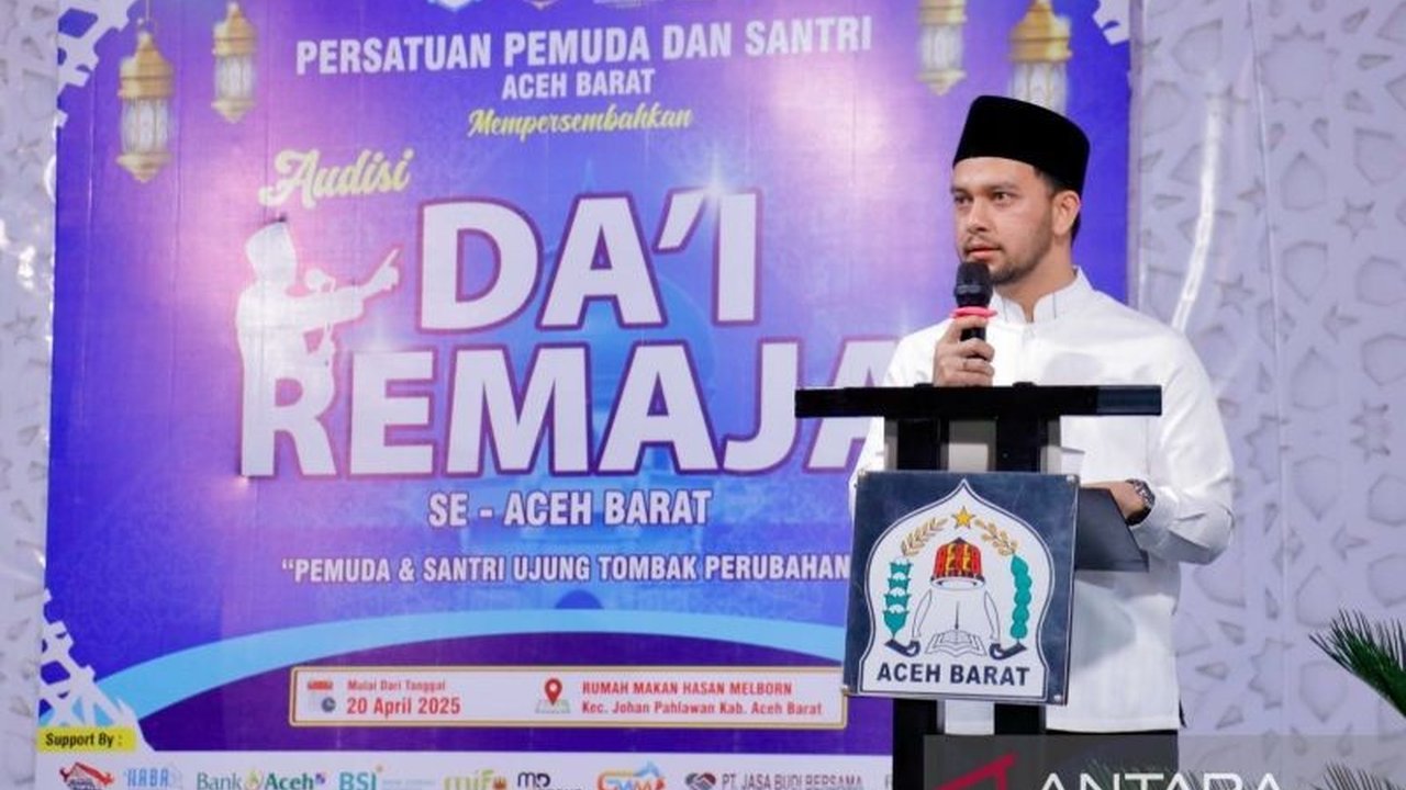 Pemerintah Kabupaten Aceh Barat mendukung Festival Da'i Remaja untuk mencetak kader pendakwah muda yang beriman, berakhlak mulia, dan mampu berdakwah di era digital.