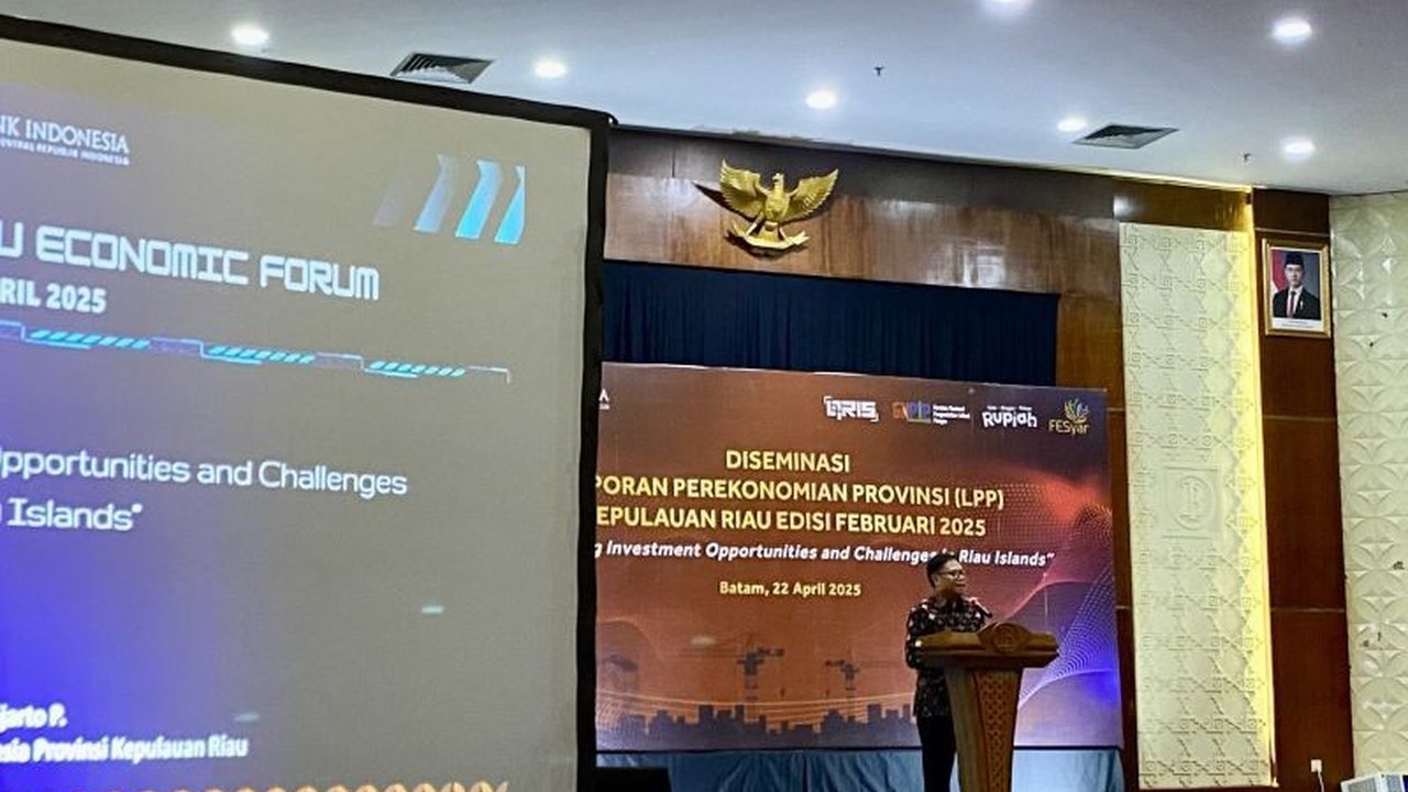 Pertumbuhan ekonomi Kepri pada triwulan IV 2024 mencapai 5,14 persen (yoy), didorong oleh sektor industri, ekspor, dan perdagangan, serta kebijakan zona perdagangan bebas.