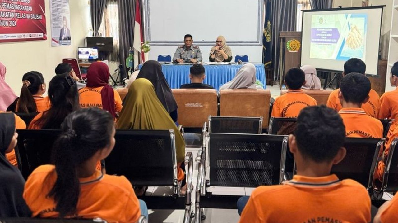Lembaga Pemasyarakatan (Lapas) Kelas IIA Baubau berkolaborasi dengan psikolog untuk meningkatkan kesehatan mental dan kepribadian warga binaan agar lebih baik setelah kembali ke masyarakat.